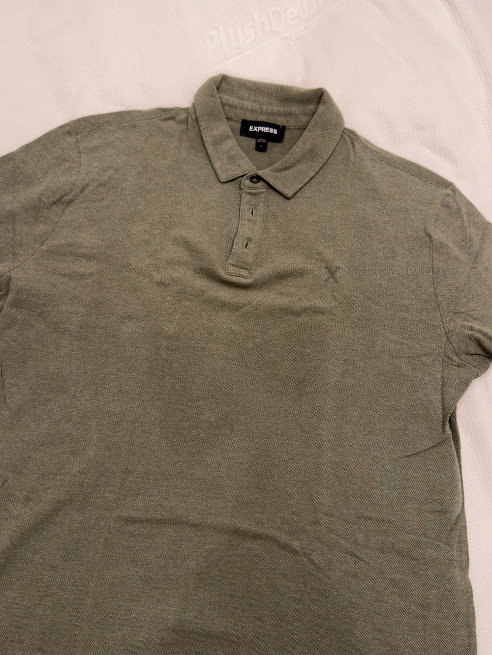 Express Men’s Olive Polo Shirt